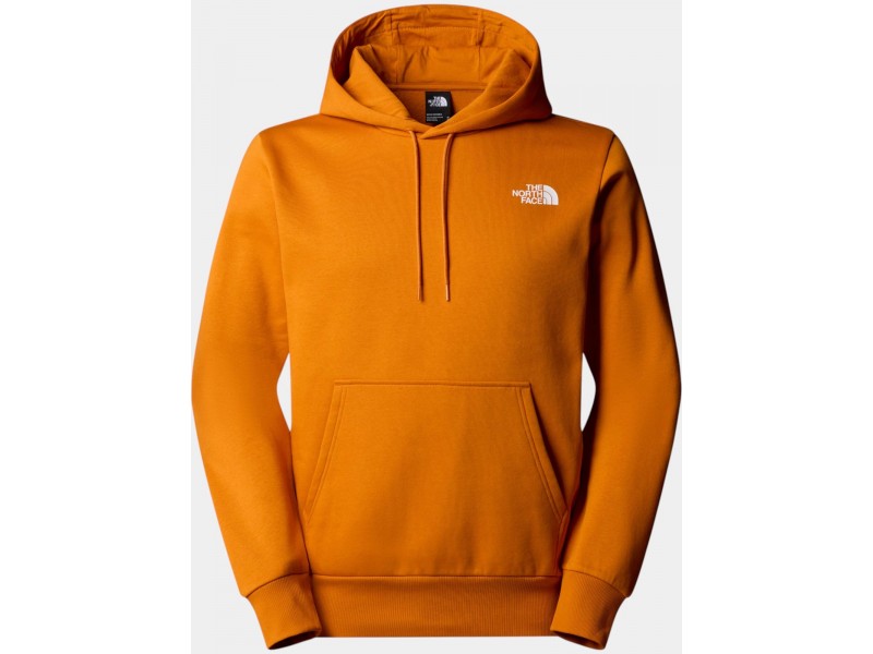 The North Face M Simple Dome Hoodie - bro-agate orange