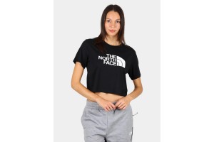 The North Face női Easy Relaxed Cropped Tee - fekete