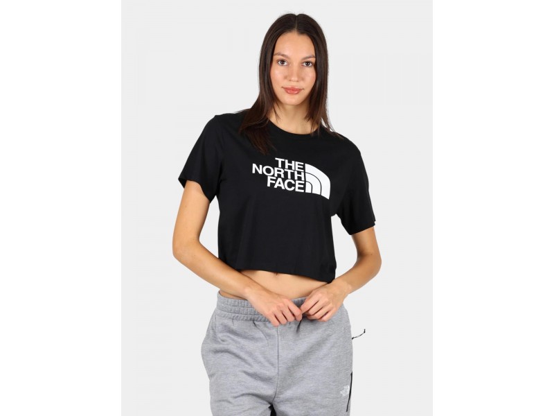 The North Face női Easy Relaxed Cropped Tee - fekete