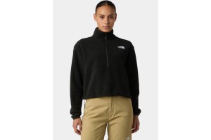 The North Face W Glacier Fleece 1/2 Zip női polár - fekete
