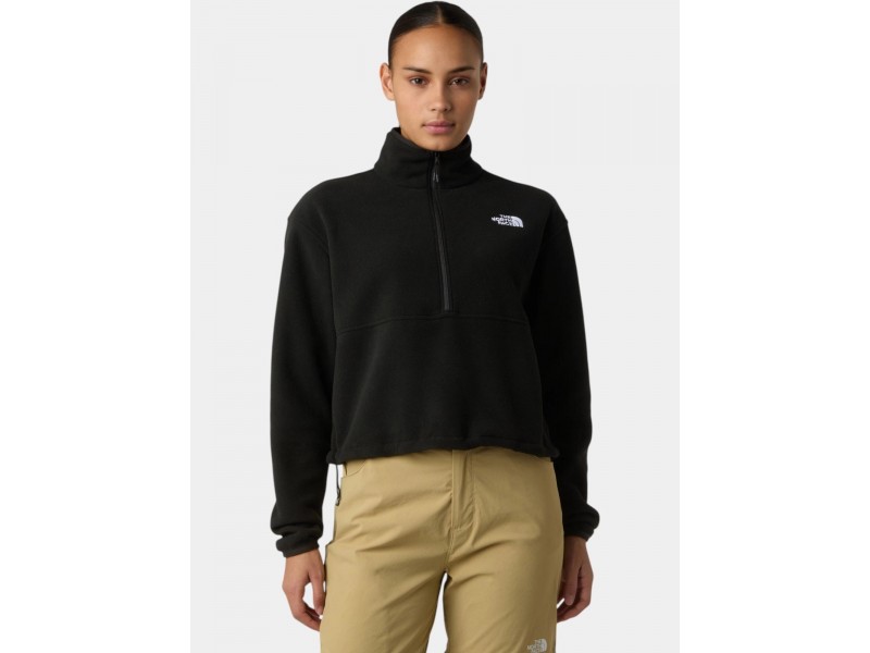 The North Face W Glacier Fleece 1/2 Zip női polár - fekete