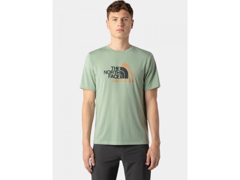 The North Face M Mountain Foundation SS Tee - Slate Moss