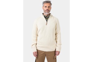 Timberland Textured 1/4 Zip férfi pulóver - efl-angora