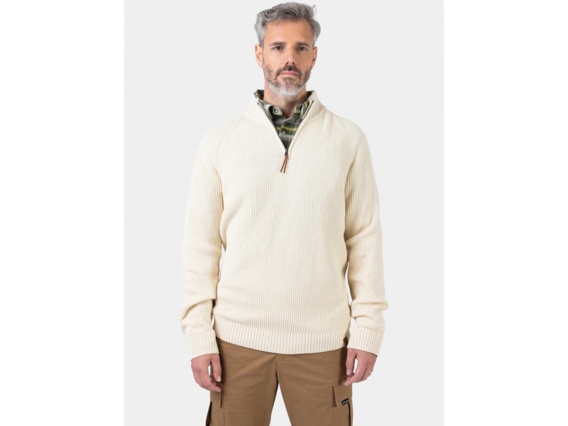 Timberland Textured 1/4 Zip férfi pulóver - efl-angora