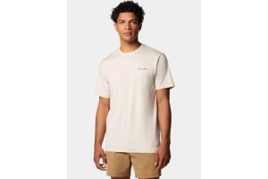 Columbia Kwick Hike Back Graphic férfi póló - dark stone