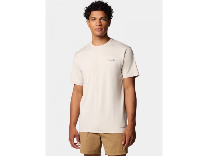 Columbia Kwick Hike Back Graphic férfi póló - dark stone