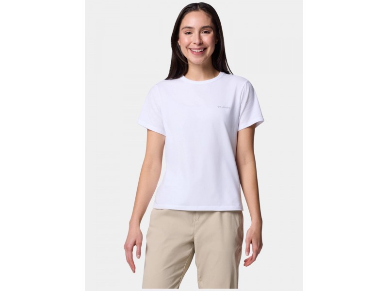 Columbia Sun Trek Short Sleeve II D - fehér női póló