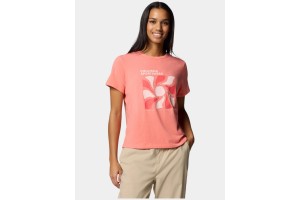 Columbia Sun Trek Graphic rövid ujjú női póló - Alpenglow