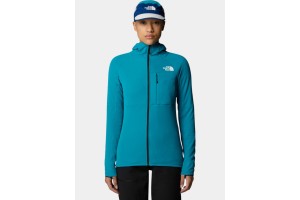 The North Face W Summit Futurefleece Fz Hoodie női - Deep Teal