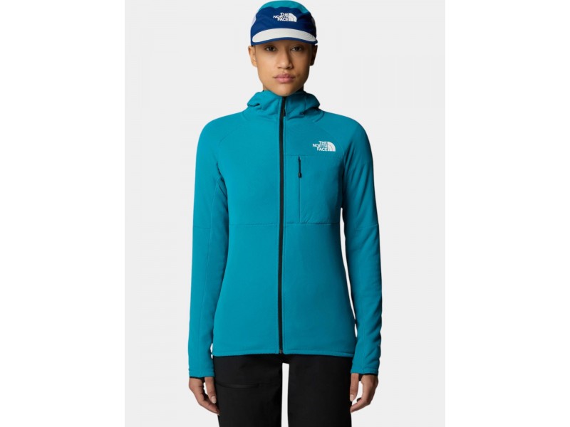 The North Face W Summit Futurefleece Fz Hoodie női - Deep Teal
