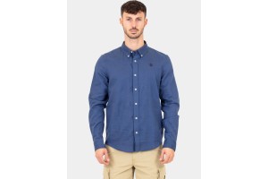 Timberland TFO Cotton/Linen férfi ing - dark denim