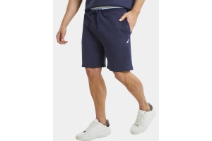 Nautica Burnaby 7.5 férfi pamut rövidnadrág - dark navy