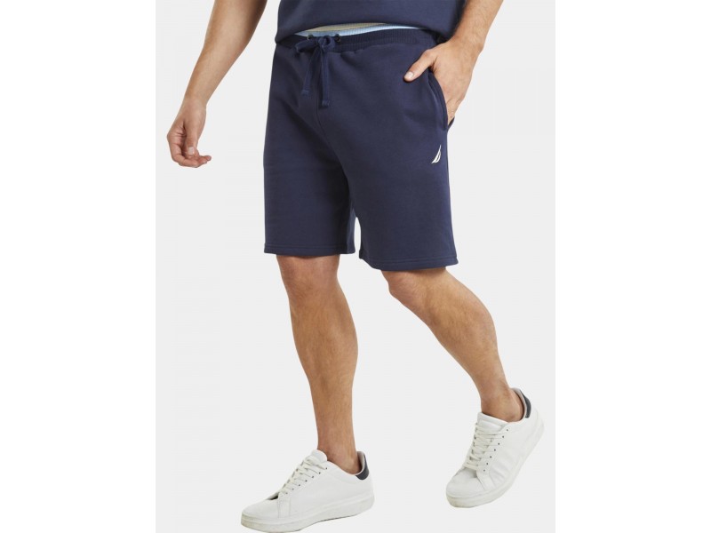 Nautica Burnaby 7.5 férfi pamut rövidnadrág - dark navy