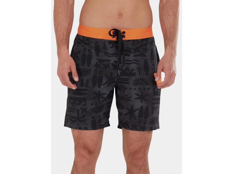 Fundango Salimu boardshort férfi – sötétszürke