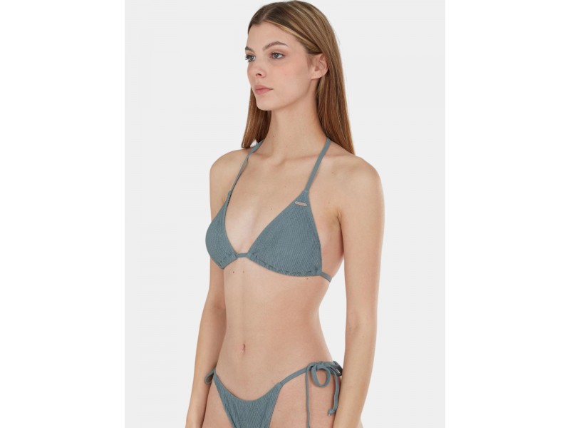 Fundango Innisfil Triangle Jacquard Top D - Khaki