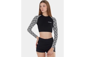 Fundango Amelia Surf Top D - jet black (női lycra)