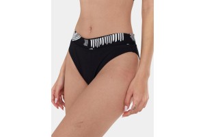 Fundango Sahara Mid Waist női bikini alsó - fekete minta