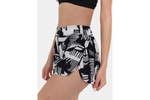 Fundango Elderberry Boardshorts D - fekete mintás