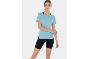 Fundango Hanabi női sportpóló - aqua blue