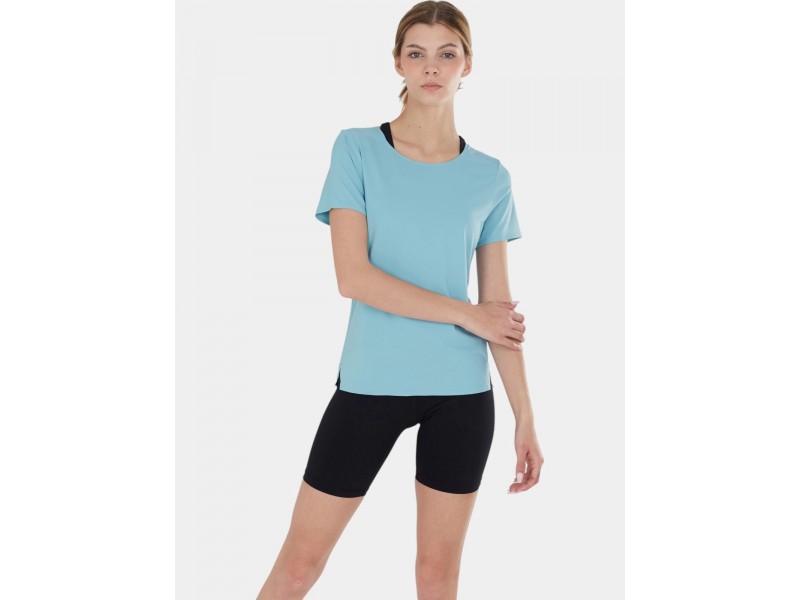 Fundango Hanabi női sportpóló - aqua blue