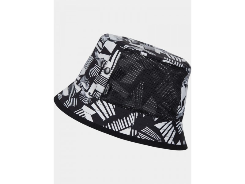 Fundango Agave kifordítható női bucket kalap - fekete mintás