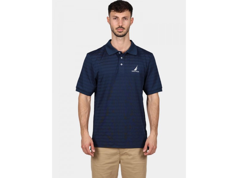 Nautica Leonard II férfi polo - sötétkék