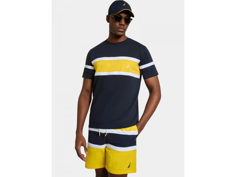 Nautica Mikhail T-Shirt D - dark navy, 100% pamut