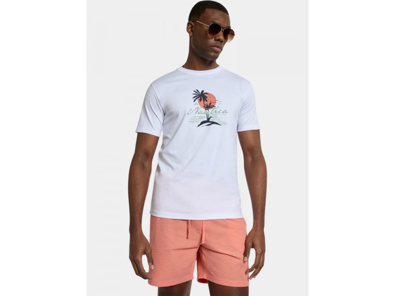 Nautica Raphael férfi póló – 908-white