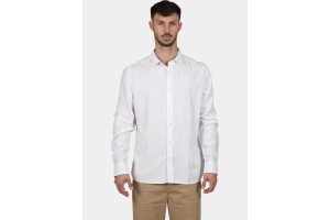 Nautica Barias Ls férfi ing — fehér, 55% vászon