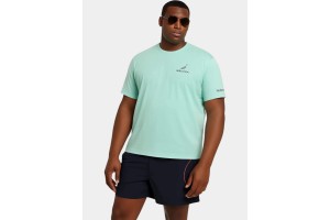 Nautica Sergei B&T férfi póló - aqua, 100% pamut