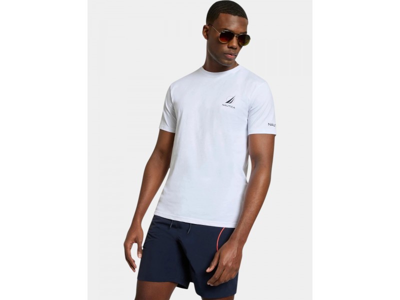 Nautica Sergei B&T férfi póló - fehér
