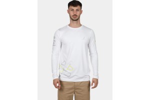 Nautica Lionel LS férfi hosszú ujjú póló (908-white)