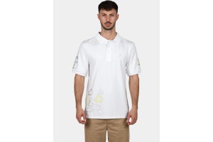 Nautica Leon 3 férfi galléros póló, fehér