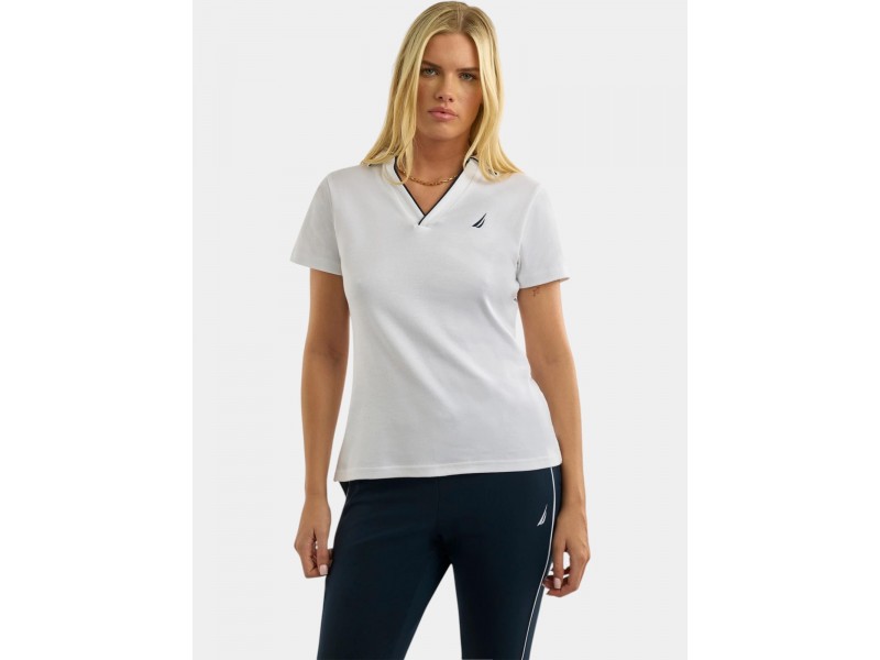 Nautica Adalynn női póló fehér (908-white) – 100% pamut