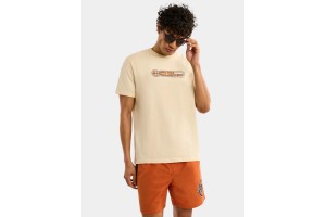 Nautica Adamstown férfi póló – wheat, 100% pamut