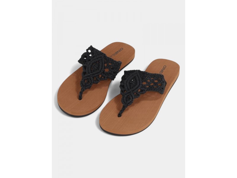 O'Neill Ditsy Crochet Sandals női papucs - fekete