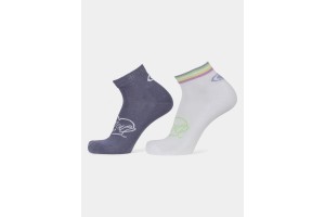 O'Neill Future Stripe quarter zokni 2 pár - fehér/kék