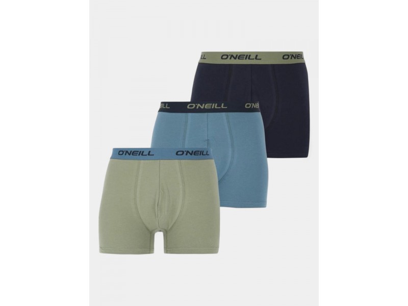 O'Neill férfi boxerek 3-pack – kék / olajzöld