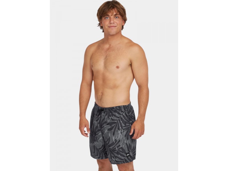 O'Neill Cali Floral 16 - fekete levélminta