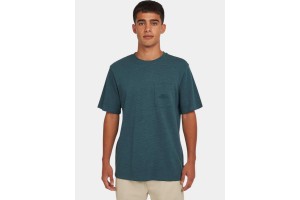O'Neill férfi mellzsebes póló — alma steel
