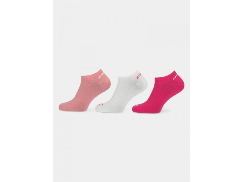 O'Neill Sneaker 3-pack bokazokni — old pink/white/pink