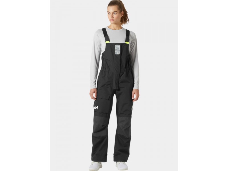 Helly Hansen W Pier 4.0 Bib D - női vitorlás overál (ebony)