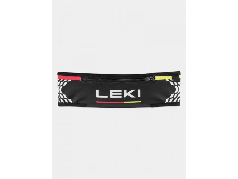 LEKI Trail Running Pole Belt D – fekete-fehér bottartó öv