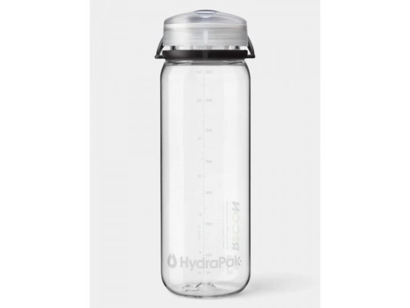 HYDRAPAK Recon Twist & Sip 750 ml – clear fekete-fehér