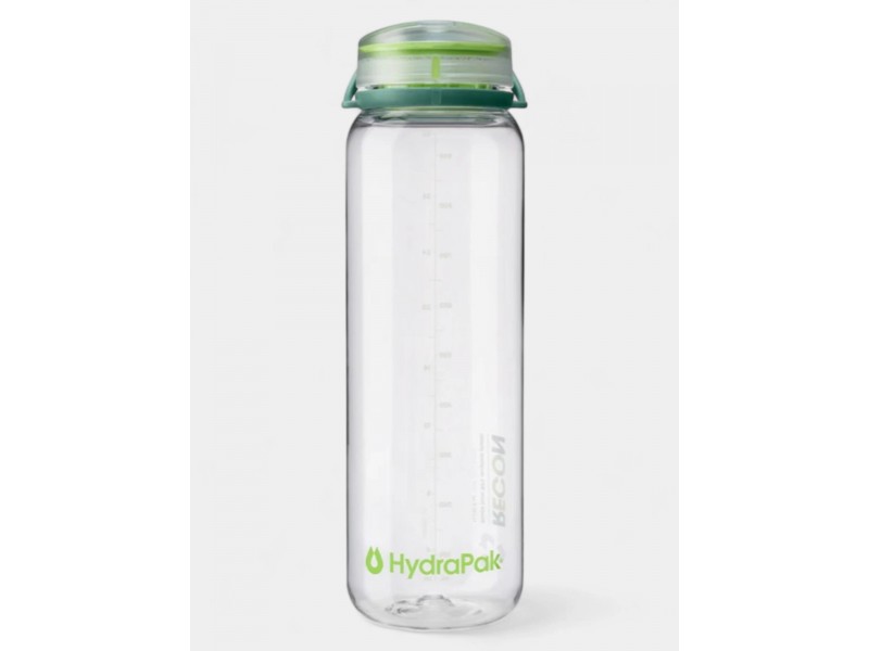 HYDRAPAK Recon Twist & Sip 1L - clear/evergreen