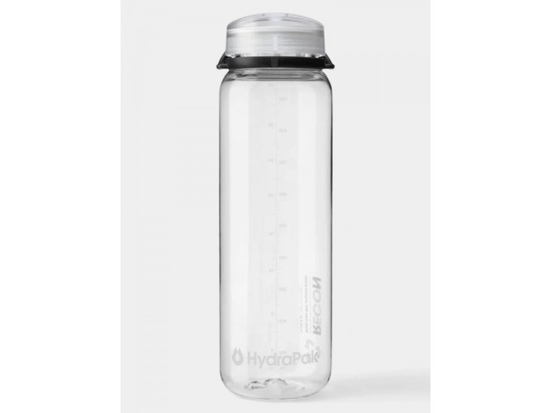 HYDRAPAK Recon Twist & Sip 1L (áttetsző / fekete-fehér)