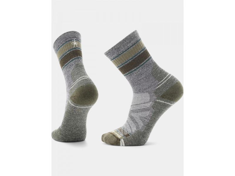Smartwool Hike Light Cushion Striped zokni - h85 ash-charcoal