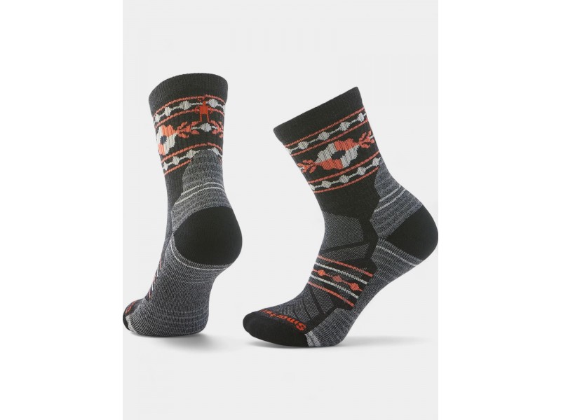 Smartwool női Hike Light Retro Floral mid crew - charcoal