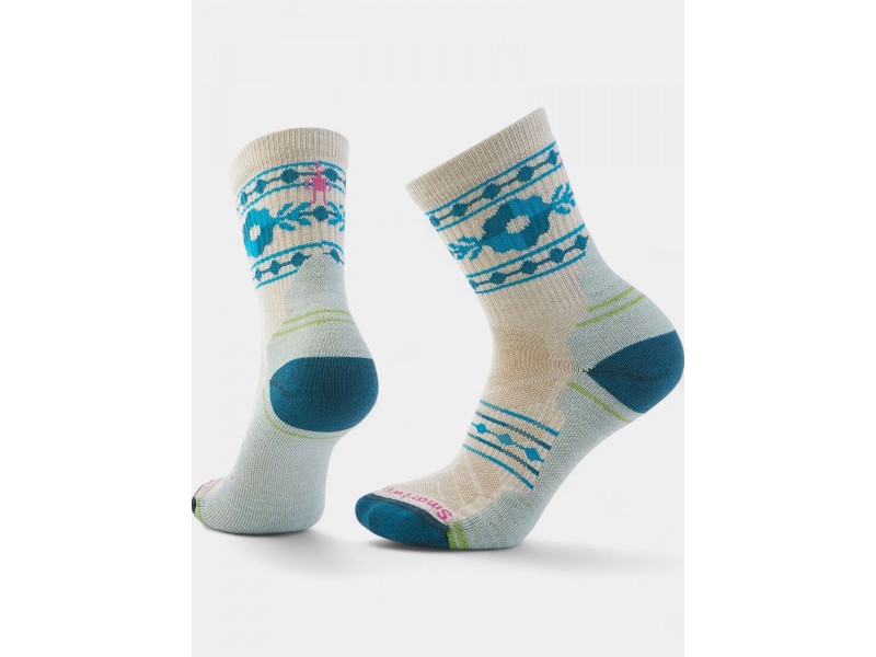 Smartwool női Hike Light Retro Floral zokni - moonbeam