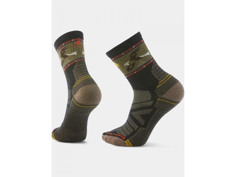 Smartwool Hike Light Mid Crew zokni – charcoal (58% merinó)